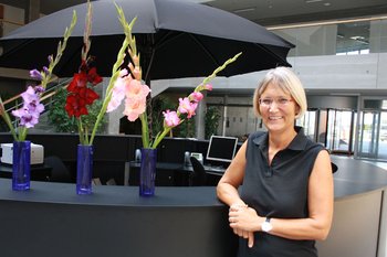 Birgitte Foged ved receptionen